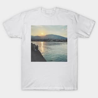 Peaceful Retro Greek Sunset T-Shirt